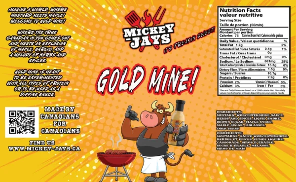 Mikey Jays Gold Mine BBQ Sauce - Image 2