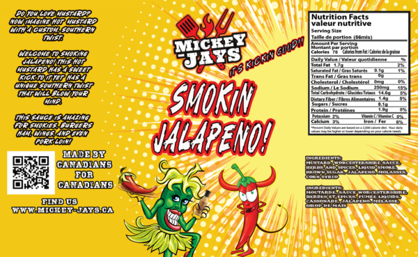 Mikey Jays Smokin Jalapeno BBQ Sauce - Image 2